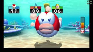 Mario Party 9 Blooper Beach Toad Vs Magikoopa Vs Wario