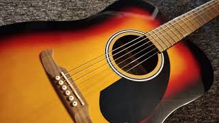 Fender Fa- 125 - Acoustic Guitar - Sound Test