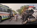 Bus-Truck Collision At Jharsuguda | Over 12 Injured Severely