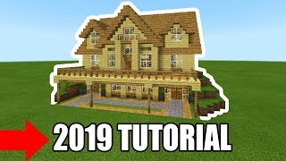 Minecraft Tutorial: How To Make A Ultimate Wooden Survival House 2019
