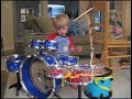 "The Early Years" of child drummer LOGAN ROBOT GLADDEN - from Age 1 through Kindergarten!!