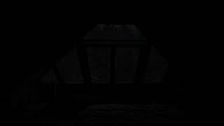 Black Window 😴 Enjoy a Sleepy Night in Bedroom Overlooking Pine Forest - Rain So