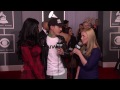 Deadmau5 & Kat Von D on Grammy Red Carpet - Grammy Awards 2013