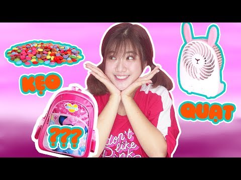 NHỮNG MÓN ĐỒ CẦN MANG KHI ĐI HỌC | GIVEAWAY | WHAT'S IN MY BAG BACK TO SCHOOL