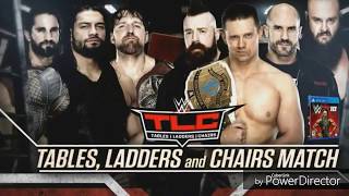 Wr3D The Shield Vs The Miz,Cesaro E Sheamus E Braun Strowman Tlc 2017