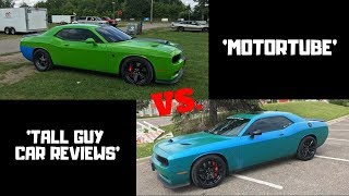 CALLING OUT 'TALL GUY CAR REVIEWS' TO A RACE! *HELLCAT VS HELLCAT*