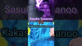 Sasuke Susanoo Vs Kakashi Susanoo
