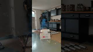 100K Subscribers - Aluminum Foil Capacitor Bank Explosion #Shorts #Explosion #Capacitor