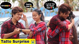 Tatto Surprise For Boyfriend Apne Name Ka Tatto Dekhkr Shahfaiz Emotional Hoe