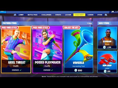 The SOCCER SKINS Return to Fortnite..