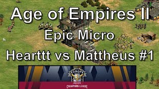 Aoe2 Map Control - Hearttt Vs Mattheus Resonance22 & T90Official
