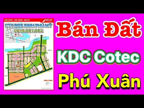 Bán Đất KDC Phú Xuân Cotec Phú Xuân Nhà Bè 0916681682