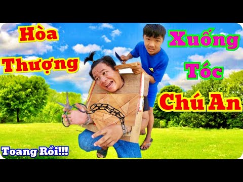 Hòa Thượng Lần Đầu Hớt Tóc Chú An Và Cái Kết Cười Té Ghế | Anh Hai Vlog