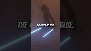 How Did Anakin Change Ahsokas Lightsabers To Blue?
