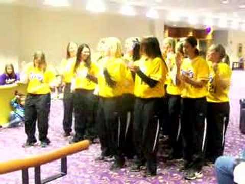 ECU softball cheer 2