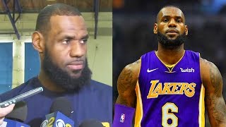 LeBron James Responds to Joining Lakers Rumors LeBron James Responds to Joining Lakers Rumors