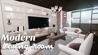 Bloxburg| MODERN Living Room design