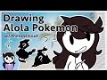 Drawing Alola Pokemon w/ theodd1sout
