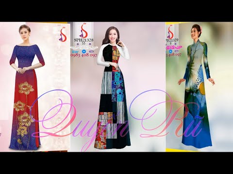 Quyến rũ mọi Góc Nhìn với 18 kiểu áo dài đẹp 2020 Vải Áo Dài S lSt318335