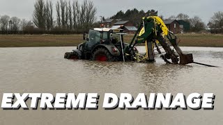Day719 EXTREME DRAINAGE  FENDT 936  & DONT BELIEVE ALL YOU SEE ON TV #OLLYBLOGS 