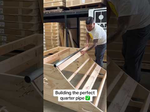 Building the perfect quarter pipe ✅