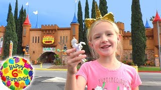 Trinity's 6th Birthday Party at Camelot Castle!! Unicorn Party With Friends!