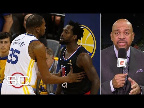Michael Wilbon on Kevin Durant-Patrick Beverley ejection, Amir Johnson cell phone | SportsCenter