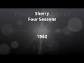 Lyrics~Sherry-Four Seasons