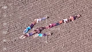 Children Lay Down on the Ground in the Form of an Arrow, Later the Police Understood Why They Did It