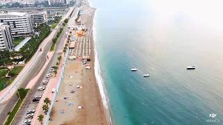 Antalya, Konyaaltı Sahili Drone Çekimi, Konyaaltı Beach Drone Footage [TURKEY]
