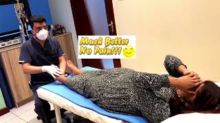 Treatment For Sprain In Her L Foot & Swollen Tibiotalar Joint