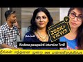 நீங்கள் எத்தனை முறை Sex பண்ணிருக்கிங்க 🔞🤭💋 Reshma pasupuleti Interview Troll part 1 😂😂 💥💥