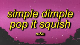 M&A, Бэтси - Симпл димпл поп ит сквиш (English Lyrics) | simple dimple song