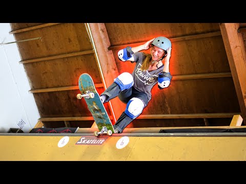 HALEY ISAAK DROPS IN ON VERT!