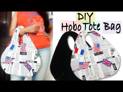 DIY BAG | HOBO TOTE BAG | FULL TUTORIAL WITH PATTERN - YouTube