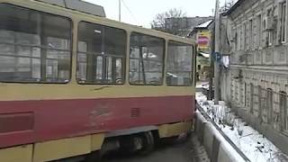 Видео В Ростове «убежавший» трамвай перекрыл мост на ул. Депутатской от ГТРК Дон-ТР, Депутатский мост, Ростов-на-Дону, Россия