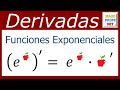Reglas para derivar funciones exponenciales