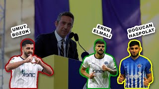 Fenerbahçe Transfer - Doğucan Haspolat, Eren Elmalı, Umut Bozok Kasımpaşa 2022 Transfer Listesi