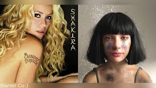 Shakira & Sia - Whenever Wherever vs The Greatest (Mashup By Blanter Co) [Reuplo