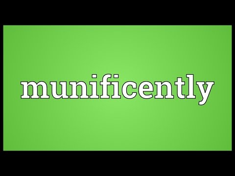 Header of munificently