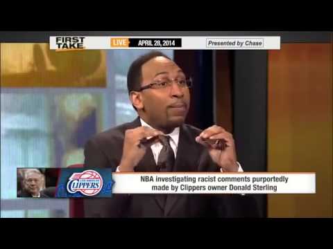 Donald Sterling's Racist Comments Pt 1 ESPN First Take