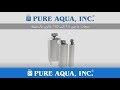 أنظمة ترشيح المياه بالوسائط المتعددة للأغراض التجارية خزانات الألياف الزجاجية | www.pureaqua.com