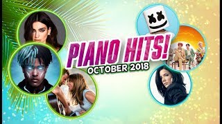 Piano Hits ? Pop Songs October 2018 : 1 hr of hits, music for classroom ,study pop instrumental