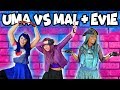 Uma vs Mal and Evie and Lonnie Dance Challenge. Totally TV