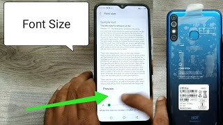 How to set Font size in infinix  hot 8|  change fonts