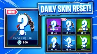 NEW HARVESTING TOOL! Fortnite Item Shop! Daily & Featured Items! (Skin Reset #284)
