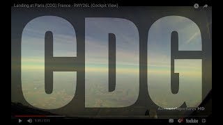 Cockpit • Landing | Paris (CDG/LFPG) France | B772 • RWY26L