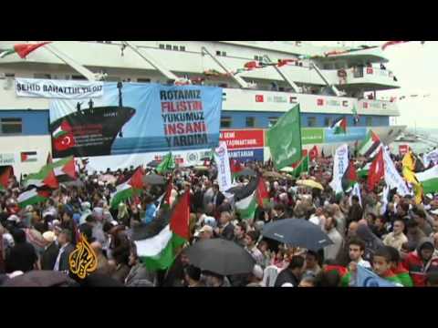 Gaza flotilla due to leave southern Turkey