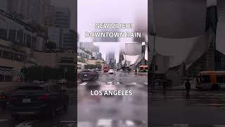New Video Up!  Rainy Downtown La! ❤ #Losangeles #Dtla #4K #Hdr #Drivingdowntown #Driving