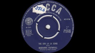 Watch Marianne Faithfull The Sha La La Song video